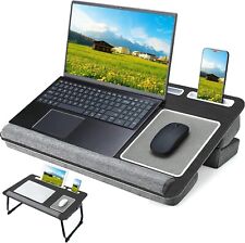Laptop Desk 2 in 1 Lap Desk with Cushion 17 inch Laptop Folding Table with Pad picture