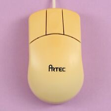 Vintage ARTEC 3-Button Mechanical Serial Computer Mouse [ITEUECMN9460] picture