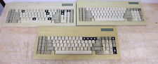 Used Vintage Lot x3 Computer Terminal Keyboards - BTC BTC-5060 PC USA *Repair picture