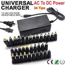 96W Universal Power Supply Charger for Laptop & Notebook 34 Tips AC To DC Power picture