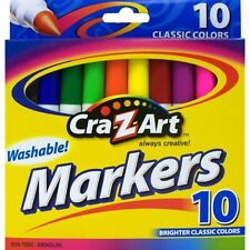 Cra-Z-Art Classic Washable Broadline Markers, 10 Count picture