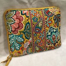 Vera Bradley Tablet Laptop Cover Provencial Yellow Floral Paisley NWOT  picture