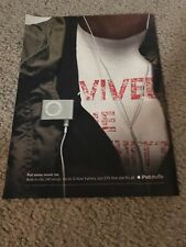 Vintage 2006 APPLE iPOD SHUFFLE Poster Print Ad picture