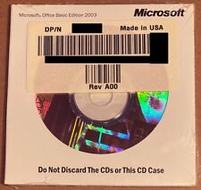 MICROSOFT OFFICE Basic Edition 2003 ~ Dell Install CD + Product Key ~ BRAND NEW picture
