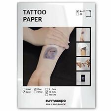 Sunnyscopa Printable Temporary Tattoo Paper for LASER Printer - US Letter Siz... picture