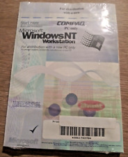 New Sealed Microsoft Windows NT Workstation Software Compaq PC Vintage picture