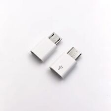 2x Micro USB to USB-C 2.0/3.0 for Samsung Huawei Xiaomi Google PC White picture