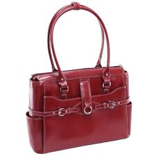 McKlein WILLOW SPRINGS W Series Laptop Briefcase Red Leather (96566) picture
