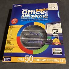 NOS Learn2 Microsoft Office & Windows Plus MegaBox Includes 2003, XP, & 2000 picture