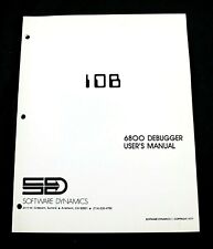 Software Dynamics IDB 6800 Debugger User's Manual 1977 Vintage Computers picture