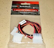 New NOS Radio Shack Diskette Drive Y-Adapter Power Cable in Package picture