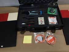 C-Tech Fiber Optic Tool Kit Strippers Crimpers SPOT Tester Case training system picture