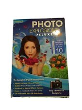 PHOTO EXPLOSION Deluxe V5 Windows 7 8 10 Digital Photo Editing PC Software picture