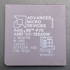 AMD AMD-X5-133ADW CPU Am5X86-P75 80486 PGA168 133MHz Processor High Speed picture