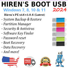 Hiren's 2024 Bootable Live USB PC Password Reset Disk Repair Utility picture