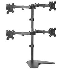 VIVO Quad Monitor Desk Stand Mount FreeStanding Adjustable | 4 Screens up to 30