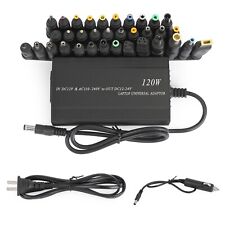 Universal 120W Car Home 34 Tips Power Supply Adapter Charger for Laptop Notebook picture