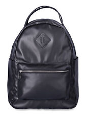 Black Women's Lady Mini Dome Backpack Adjustable Straps 5.75 x 12 x 16 Inch picture