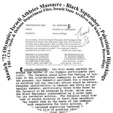 Munich Olympics Massacre - Black September Organization - PLO Hijackings Docs picture