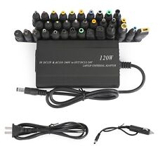 120W Car Home 34 Tips Power Supply Adapter Charger for Laptop Notebook Plug NEW picture