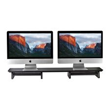 TGmastery Monitor Stand Dual Monitor Riser Wood Desk Monitor Stand picture
