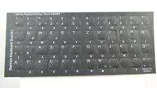 Non-transparent Opaque Keyboard Overlay Stickers German Deutsch QWERTZU picture