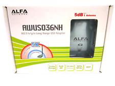 Alfa AWUS036NH WiFi Network Adapter USB Wireless NEW Sealed picture