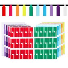 300 Cable Labels JIQEZNL Premium 10 Colors Wire Labels Electrical Waterproof ... picture