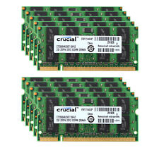 LOT Crucial 10x 2GB 2RX8 PC2-5300S DDR2 667Mhz SODIMM 200Pin RAM Laptop Memory # picture