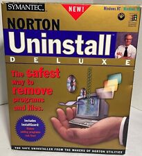 Norton Uninstall Deluxe by Symantec Windows NT or 95 - (1997)  preowned in box picture