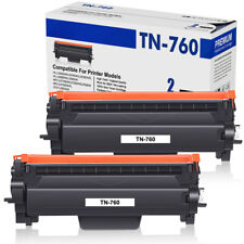 For Brother TN760 Black High Yield Toner Cartridge L2350DW, 2 Pack     picture