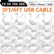 For Apple iPhone 6 7 8 X XR 11 12 13 14 Pro Max LOT USB Lead Charger Cable Cord picture