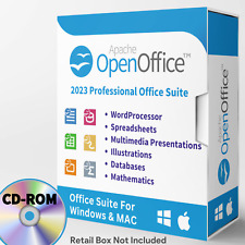Open Office Home and Student 2023 - Office Software Suite for Windows & MAC - CD picture