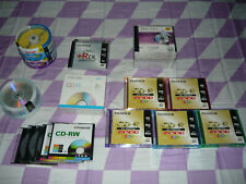Lot of Assorted Blank CD and DVD Media Maxell Fujifilm Memorex Polaroid New picture