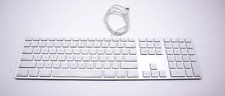 Genuine Apple USB Wired Keyboard with Numeric Keypad MB110LL/B A1243 - TESTED picture