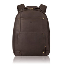 Solo Reade 15.6 Inch Vintage Columbian Leather Backpack, Espresso picture