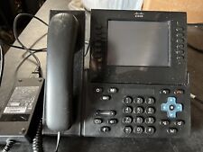 LOT OF 3 Cisco CP-9971 6-Line Color Touchscreen USB Unified IP Phones W/ Power picture