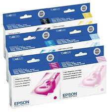 6 Pack of GENUINE Epson 48 Ink for R200 R220 R300 R320 R340 RX500 RX600 RX620 picture