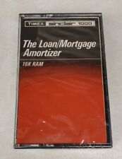 Timex Sinclair 1000 Software The Loan/Mortgage Amortizer 16K Ram NOS Sealed picture