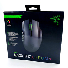 Razer Naga Epic Chroma Wireless Laser Gaming RGB Mouse Black RZ01-00510100-R3U1 picture