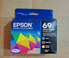 Genuine Epson 69 (T069120-BCS) 4 Pack Ink Catridges Exp 6/2024 New Box Damage picture