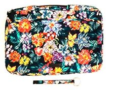 NWT Vera Bradley Laptop Organizer in Happy Blooms Padded Case Sleeve + FREE Gift picture