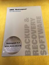 EMC RETROSPECT PROFESSIONAL WIN 7.7 picture