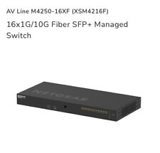 NETGEAR AV Line M4250-16XF 16x1G/10G Fiber SFP+ Managed Switch XSM4216F-100NAS picture