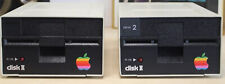 VINTAGE - Pair of Apple A2M0003 Disk II 5.25” Floppy Disk Drives - RARE COMBO picture