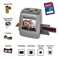 Magnasonic All-In-One High Resolution 24MP Film Scanner with bonus 32GB SD card picture