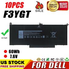 ⭕10PCS F3YGT Battery For Dell Latitude 12 13 14 E7280 E7480 7480 7490 7380 7390 picture