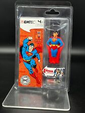 Superman Flash Drive 4gb NIB Sealed DC Comics USB EMTEC + 4 Free Tattoos picture