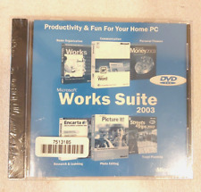 MICROSOFT WORKS SUITE 2003. DVD. SEALED. picture