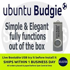Ubuntu Budgie 22.04.5 LTS USB Boot Drive 64bit Advanced & New Linux Users picture